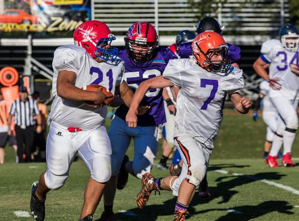 High School Football åtgärd — Stockfoto