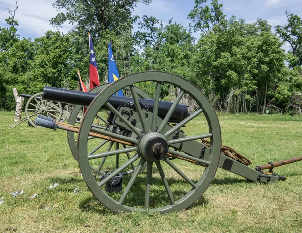 Canhão da era da guerra civil — Fotografia de Stock