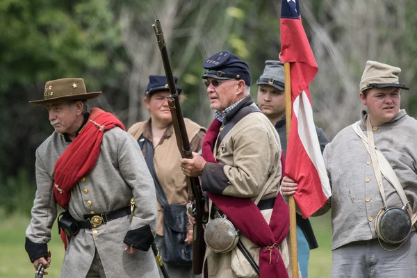 Bataille de la guerre de Sécession à Dog Island — Photo