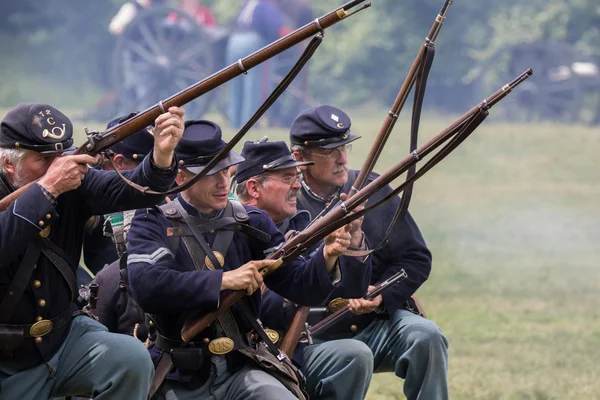 Soldati della guerra civile americana — Foto Stock