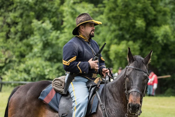 Valiente explorador de caballería — Foto de Stock