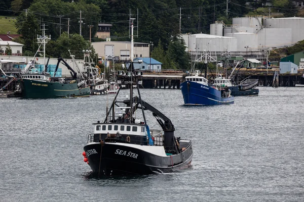 Alaskan balıkçı tekneleri — Stok fotoğraf