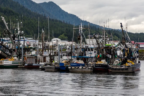 Ketchikan balıkçı tekneleri — Stok fotoğraf