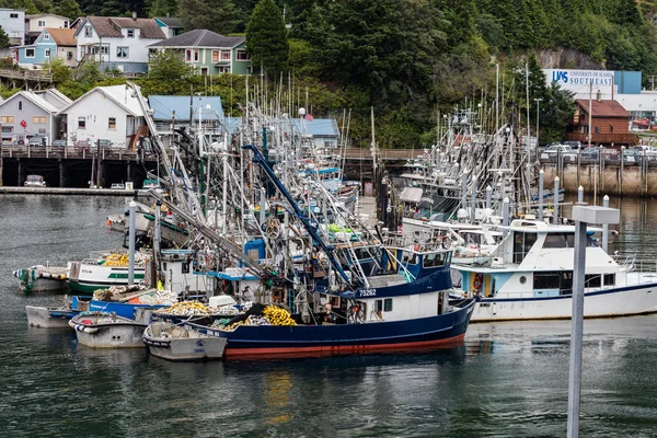 Ketchikan balıkçı tekneleri — Stok fotoğraf