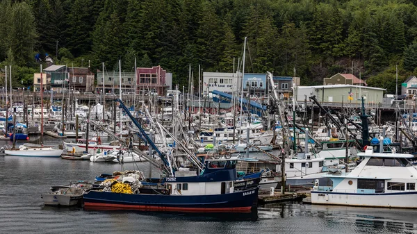 Ketchikan balıkçı tekneleri — Stok fotoğraf