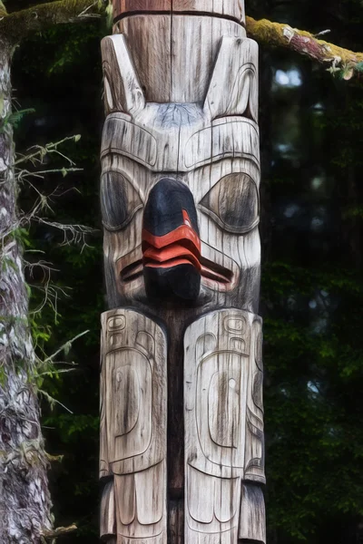 Sitka Totem Poles — Stockfoto