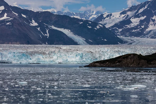 Hubbard glaciär, alaska — Stockfoto