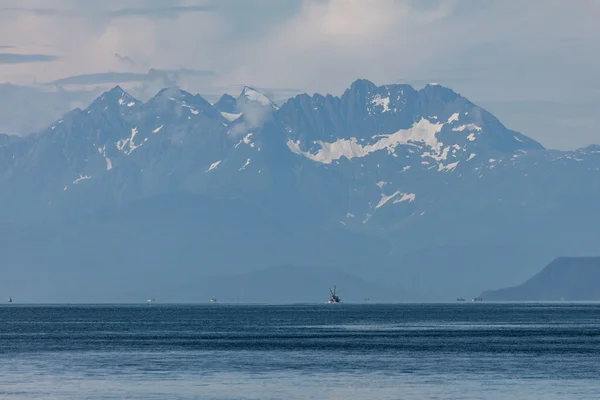 Ghiacciaio Hubbard in Alaska — Foto Stock