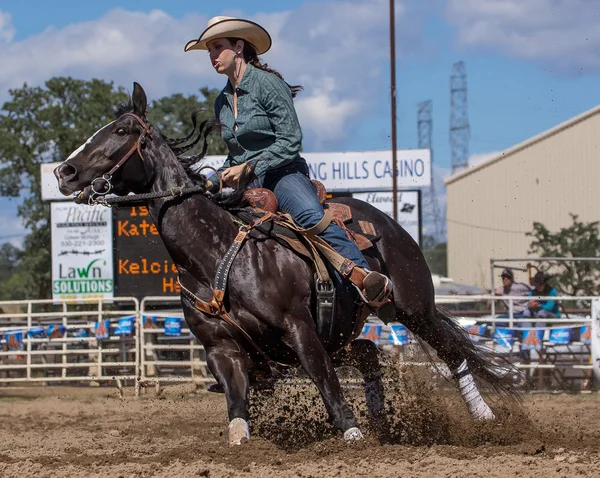 Barrel Racer, Cottonwood, California. — Φωτογραφία Αρχείου