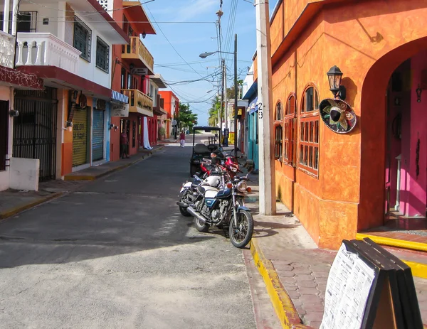 Escena de la calle Isla Mujeres — Foto de Stock