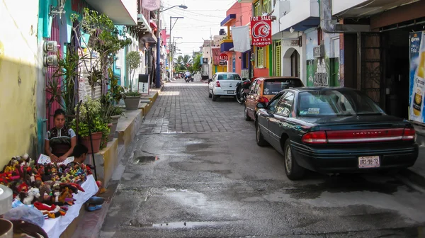 Isla Mujeres Street Scene — Stockfoto