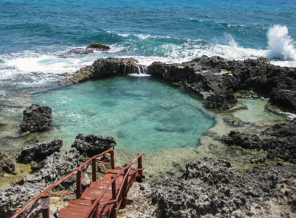 Natural Pool, Isla Mujeres, Mexico — Stock Photo, Image