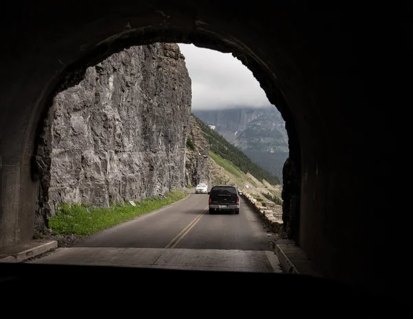 Tunnel in Glacier National Park — Stock Photo, Image