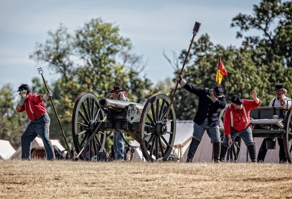 Union Artillery Gets Ready — Stock Photo, Image