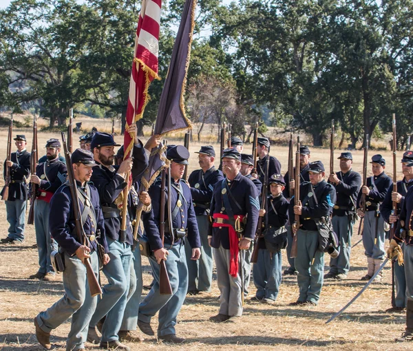 Ejército de la Unión en marzo — Foto de Stock