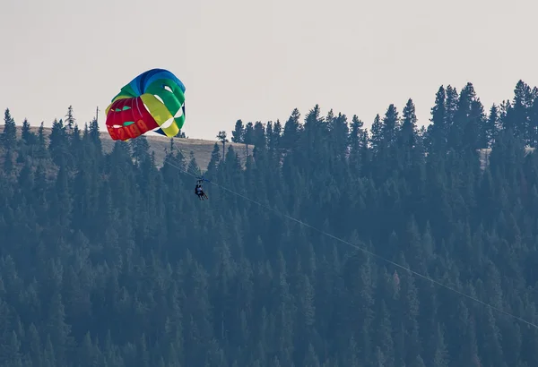 Para Sailing in Idaho — Stock Photo, Image