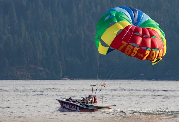 Para Sailing in Idaho — Stock Photo, Image