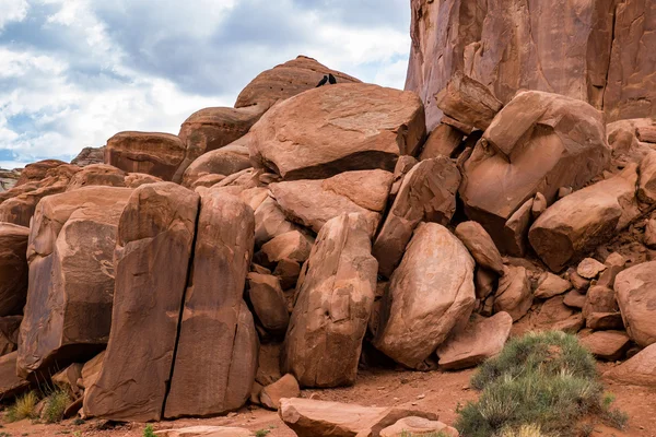 Stenblock på Arches National Park — Stockfoto