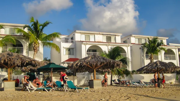 Beach Resort em Saint Maarten — Fotografia de Stock