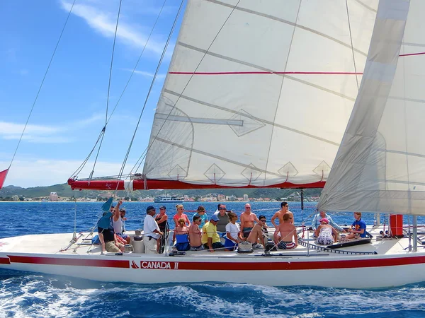 St. Maarten Sailing Day — Stock Photo, Image