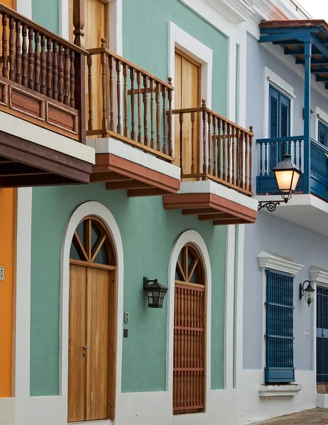 Vecchi colori di San Juan — Foto Stock