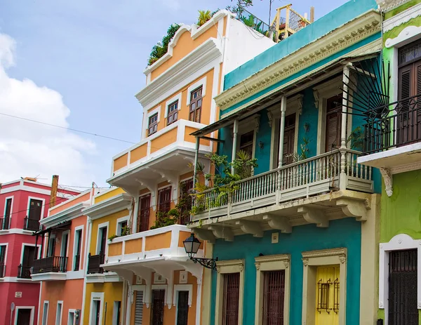 Cores antigas de San Juan — Fotografia de Stock