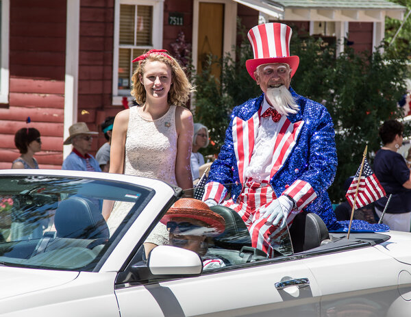 Uncle Sam and the Fourth of July Parade