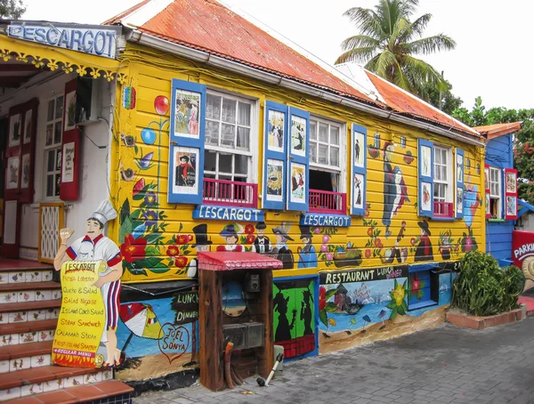 Ristorante a St. Maarten — Foto Stock