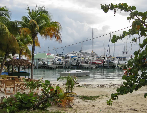 Puerto ocupado en Great Bay — Foto de Stock