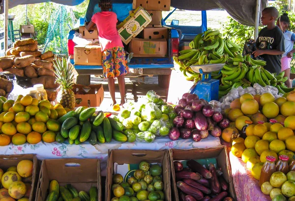 Groenten staan op Saint Martin — Stockfoto