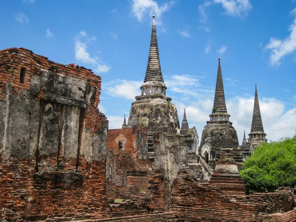 Antiguas ruinas de Ayutthaya Imagen de stock