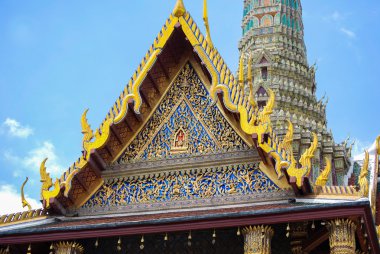 Tayland ayrıntılı çatılar