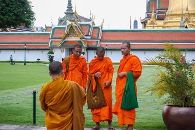 Budist rahipler Sarayı'nda