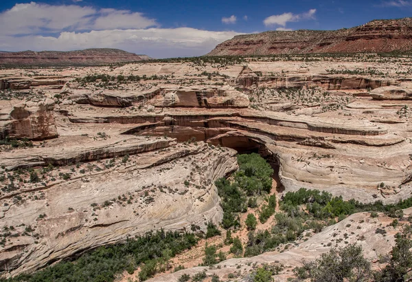 Natuurlijke bruggen nationaal monument, utah — Stockfoto