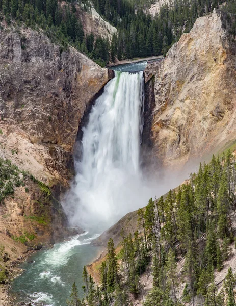 Mighty Yellowstone Falls — Stock Photo, Image