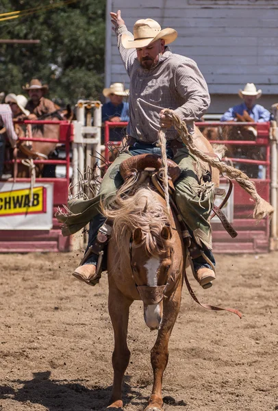 Cowboy zeigt gute Form — Stockfoto