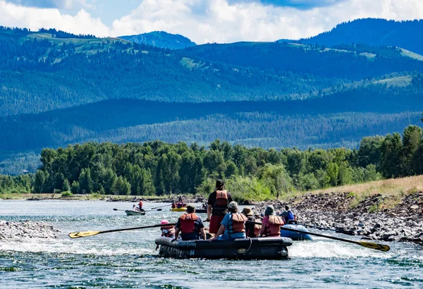 Rafting en el río de la serpiente — Foto de Stock