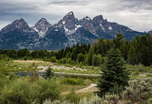 Grande tetons parque nacional — Fotografia de Stock