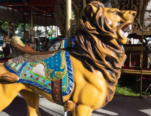 Merry Go Round Lion — Stock Photo, Image