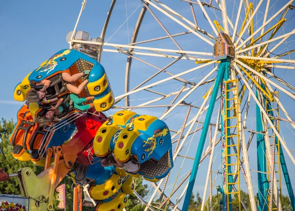 La tête en bas à la foire — Photo