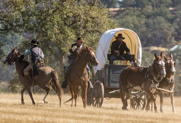 Fight for the Supply Wagon — Stock Photo, Image