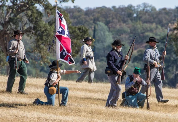 L'esercito confederato — Foto Stock