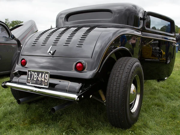 Klassisk svart Hot Rod — Stockfoto