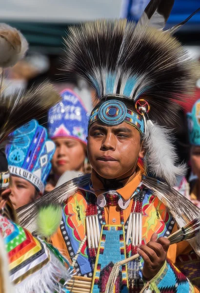 Native Amerikaans danser — Stok fotoğraf