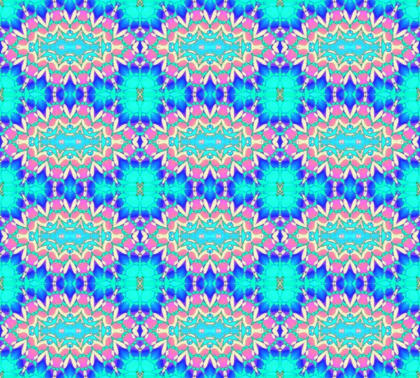 Seamless ellipses pattern turquoise blue purple pink
