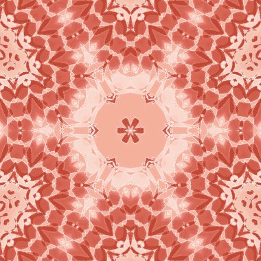 Sorunsuz çiçek süsleme pembe kırmızı kahverengi