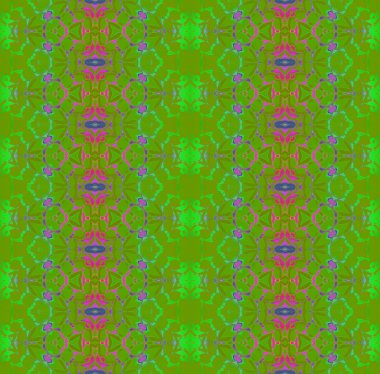 Sorunsuz süsler yeşil kırmızı menekşe mor mavi