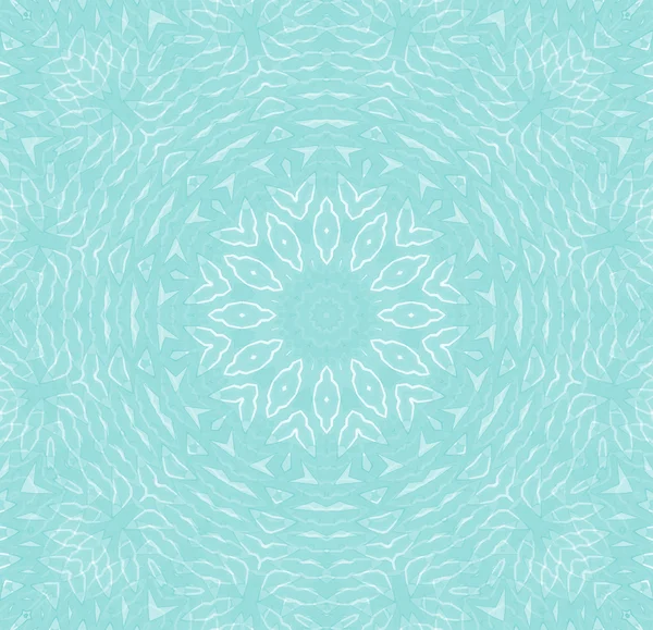 Άνευ ραφής floral ομόκεντρους στολίδι φως μπλε λευκό — Φωτογραφία Αρχείου