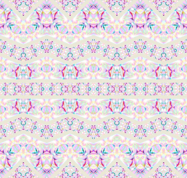 Seamless zigzag pattern pink turquoise gray