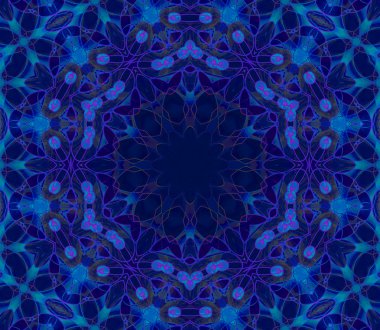 Sorunsuz süs mavi menekşe